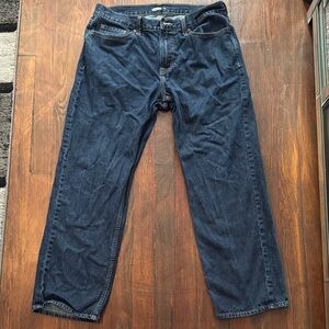 Old Navy Men's Dark Blue Loose Fit Jeans